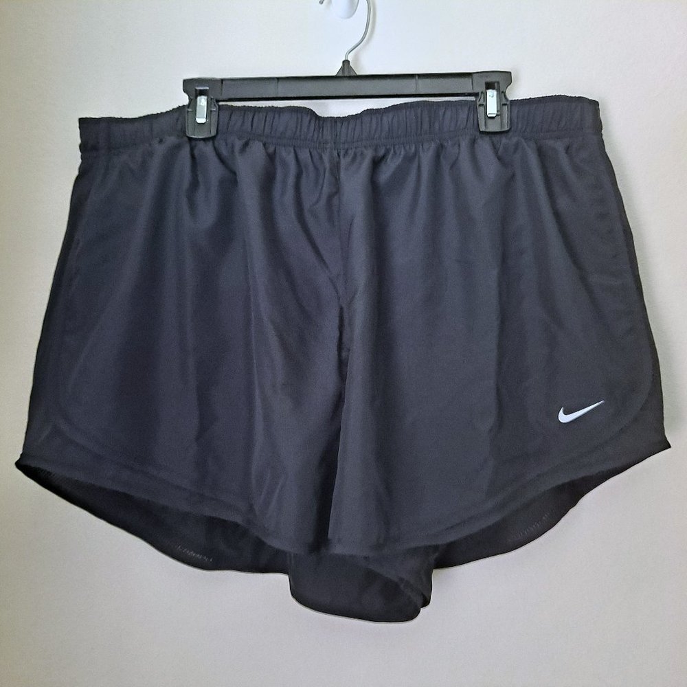 Nike Dri Fit black running shorts plus size